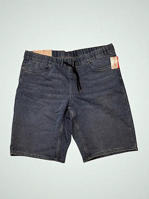 Herren Sweat Denim Short Esmara Men mit Baumwolle Blau Grau 48 50 52 56 Shorts