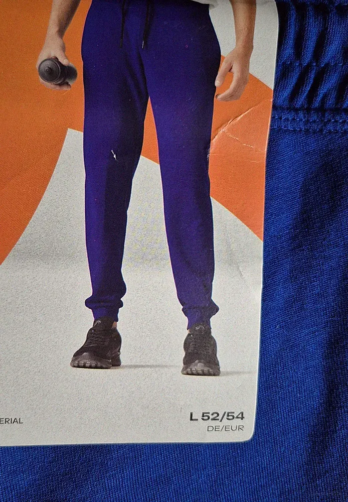 Herren Sweathose, Jogginghose, Freizeithose, Sporthose, Crivit, blau