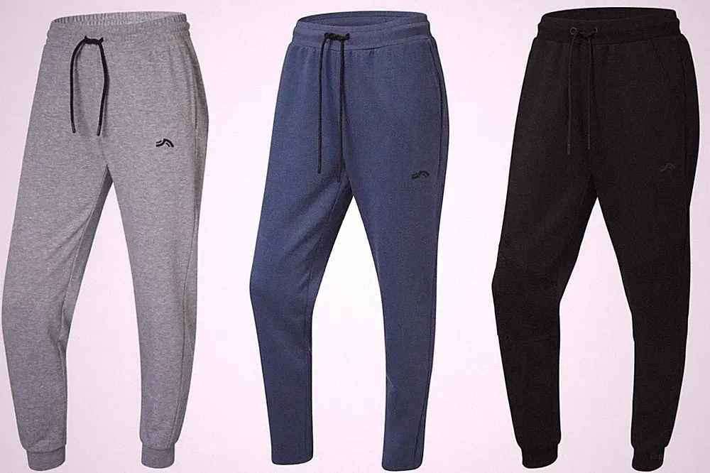 Herren Sweathose Sporthose Freizeithose mit Baumwolle Gummizugbund & Kordel NEU