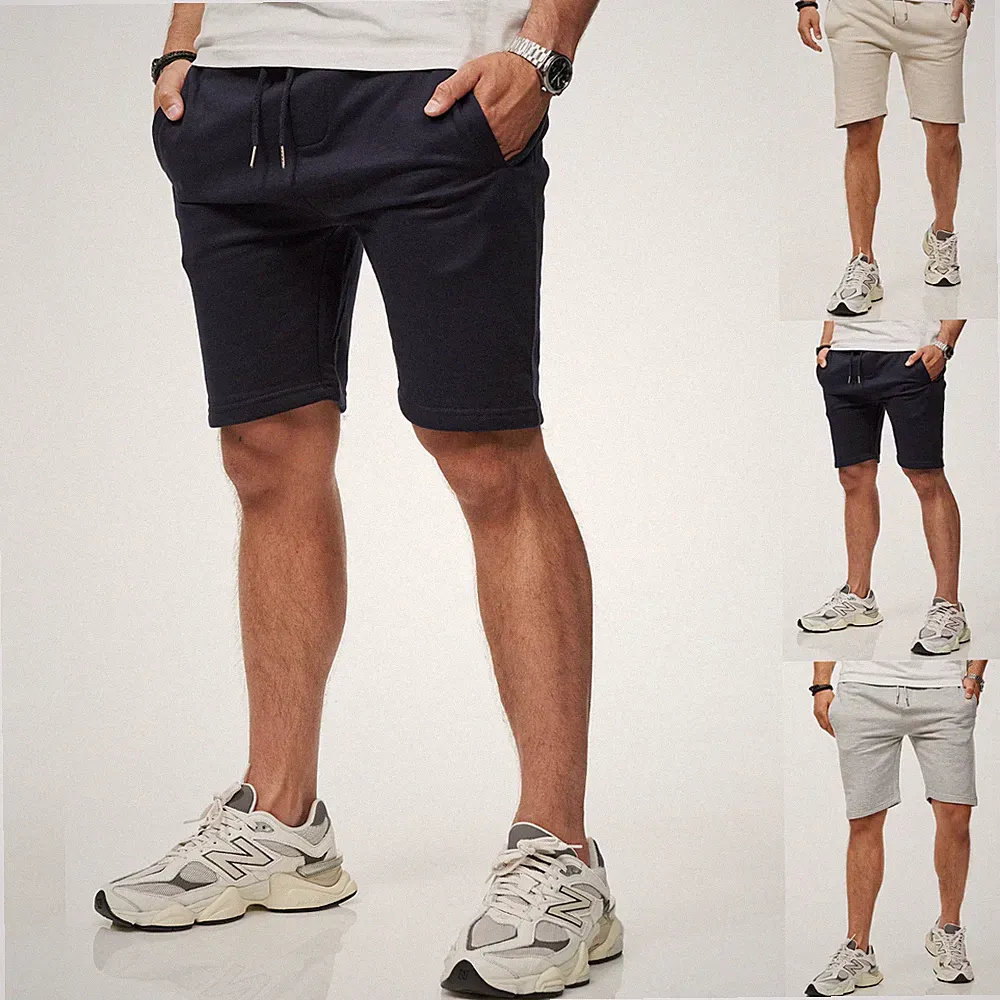Herren Sweatshorts Jogging Shorts Slim Fit Kurze Hose NEU