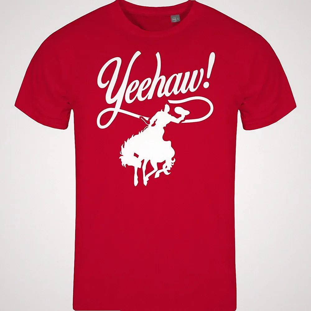 Herren T-Shirt Yeehaw S bis XXL Pferde motiv reiten cowboy cowgirl western