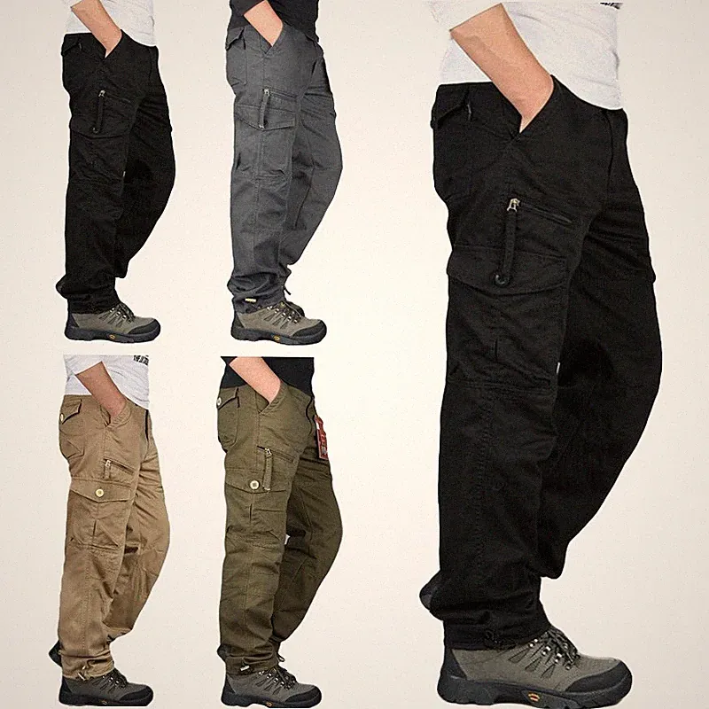 Herren Taktische Hose Freizeithose Jogging Sporthose Wandern Outdoor Arbeitshose