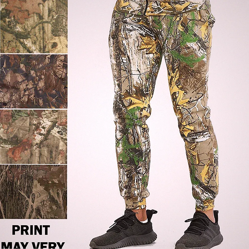HERREN TARNHOSE JUNGLE PRINT COMBAT FOREST SWEATHOSE JOGGINGHOSE