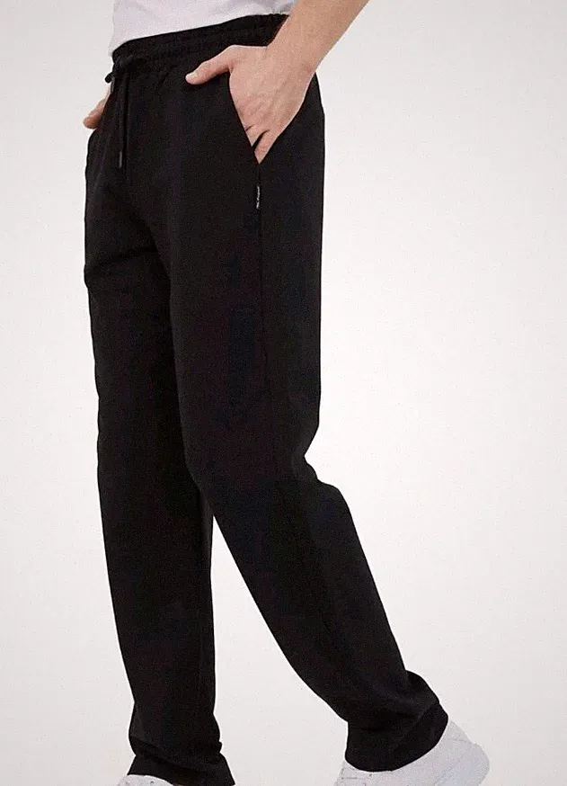 herren Thermo Sport-Hose Winter Jogging-Hose Baumwolle Trainingshose warm