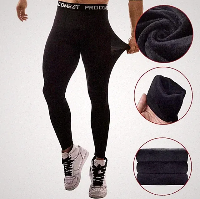 Herren Tights Kompressionshose Laufleggings Männer Mallas Deporte Hombre...