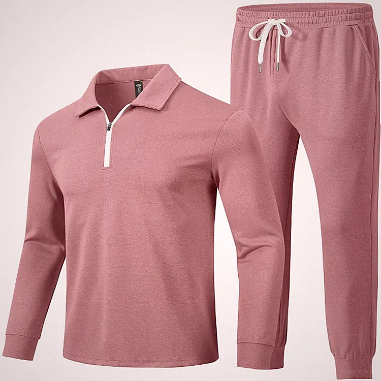 Herren Trainingsanzug 2-teilig Jogginganzug Stehkragen langarm Sport Freizeit