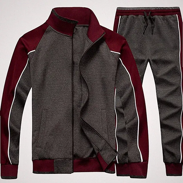 Herren Trainingsanzug Jogginganzug Sportanzug Sweatjacke und Sportshose Sport...