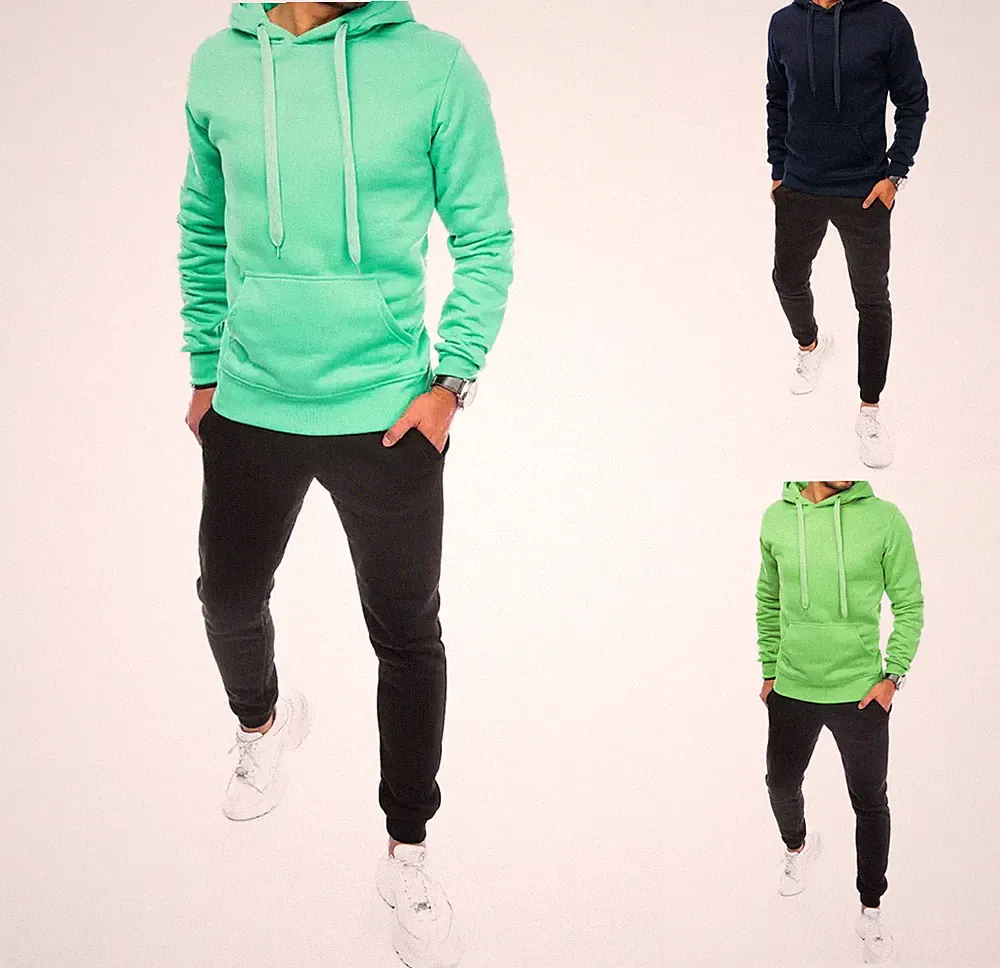 Herren Trainingsanzug Sportanzug Jogginganzug Set Pullover Training Hose DSTREET