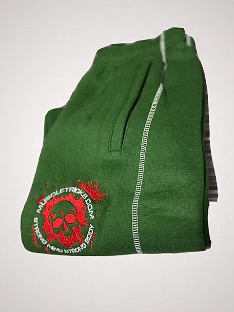 Herren Trainingshose Grün Stylisch Gym Workout Jogginghose Lrg