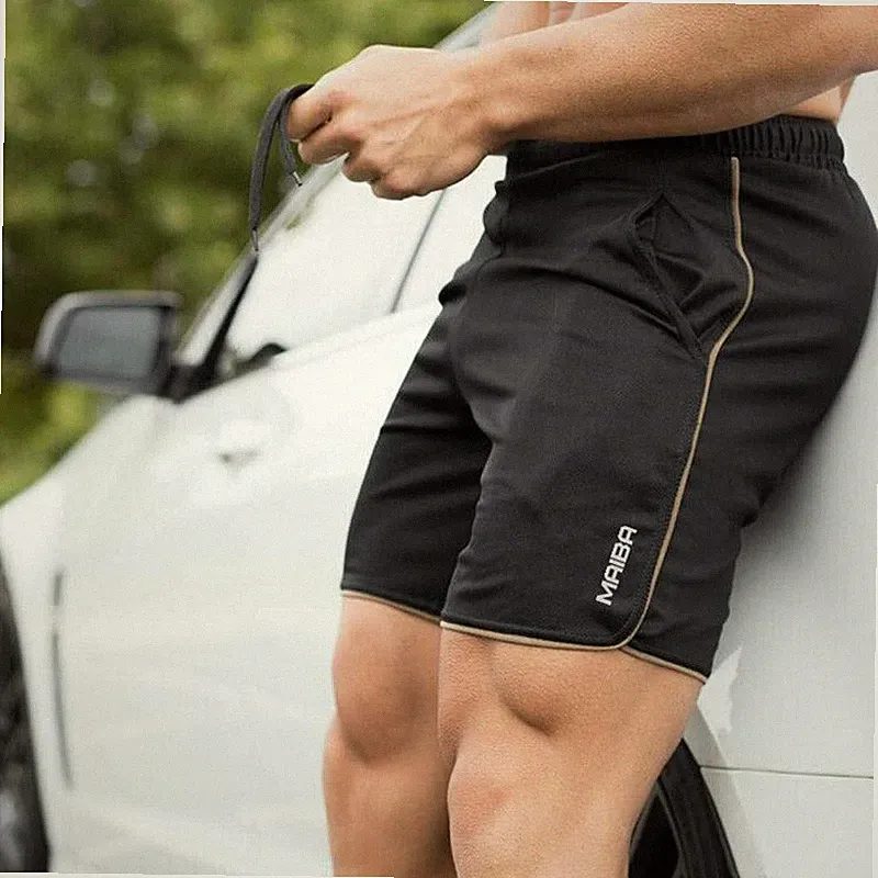 Herren Trainingshose Schnelltrocknende Fitness Jogginghose Bodybuilding Shorts