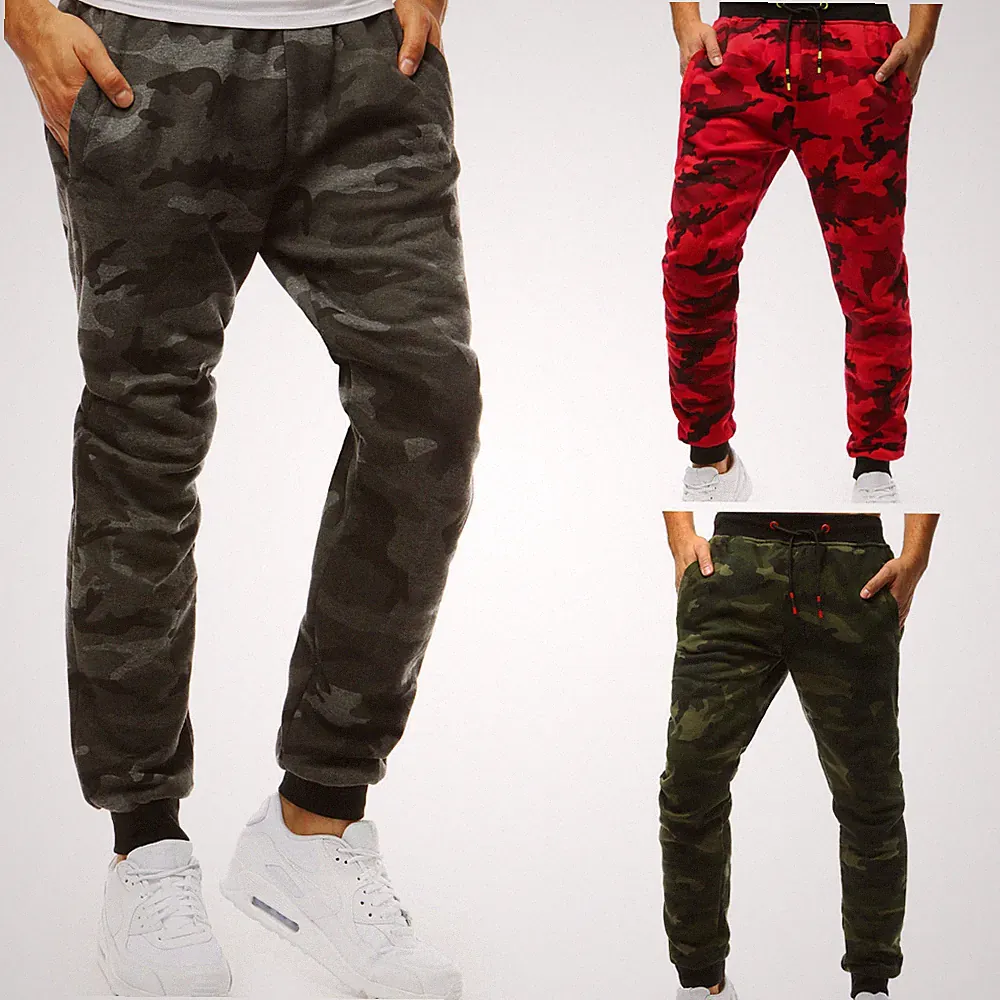 Herren Trainingshose Sporthose Jogging Freizeithose Camo Jogger DSTREET M-2XL