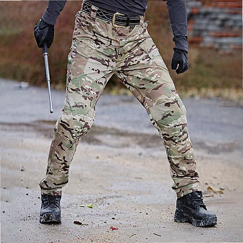 Herren Trekking Taktische Cargo Hose Feldhose Jogging Outdoor Hose Trainingshose
