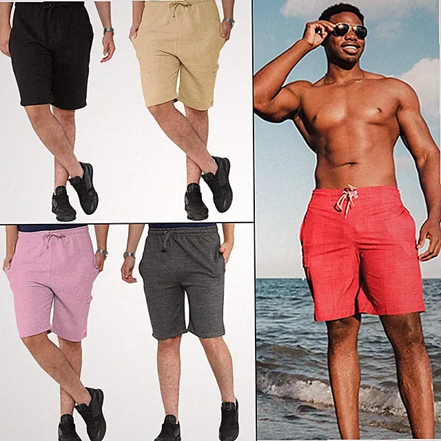 Herren Uni Freizeit Baumwolle Sommer Shorts Wandern Fitness Jogging Trainingshose kurz