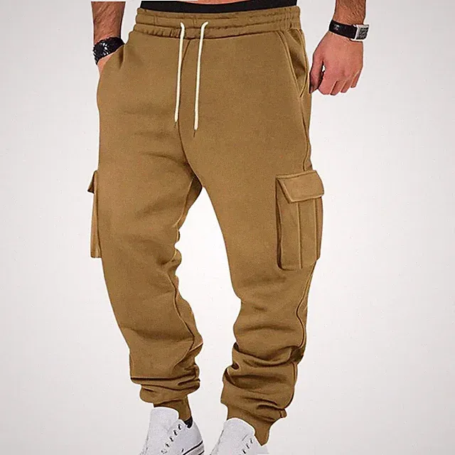 Herren Warm Basic Sweatpants Jogging Pant Freizeit Hose Stretch Sport Jogger