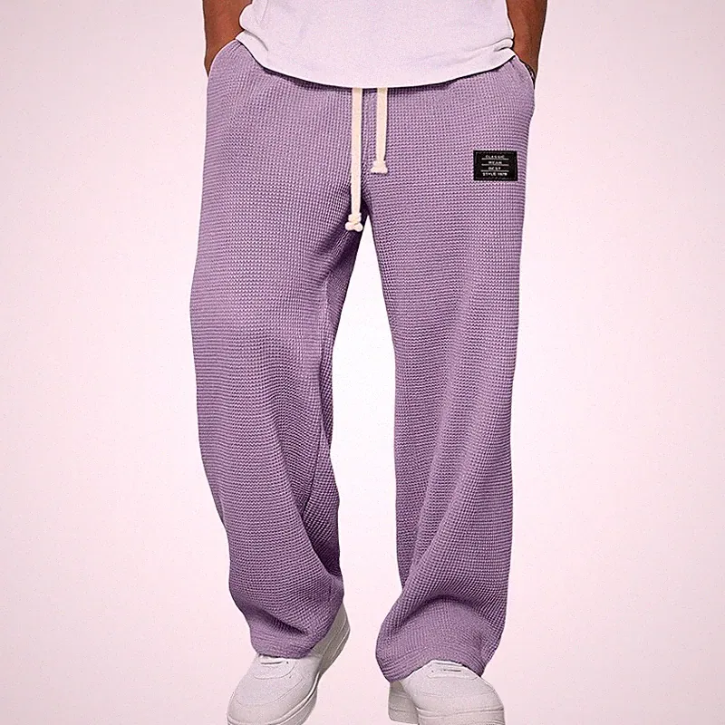 Herren Weites Bein Freizeithose Sweatpants Jogginghose Lange Hosen Bequem