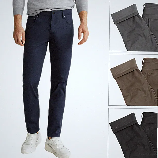 Herren Winter Hose Thermo Sweatshirt Jeans bequem gefüttert Fleece VEQUE