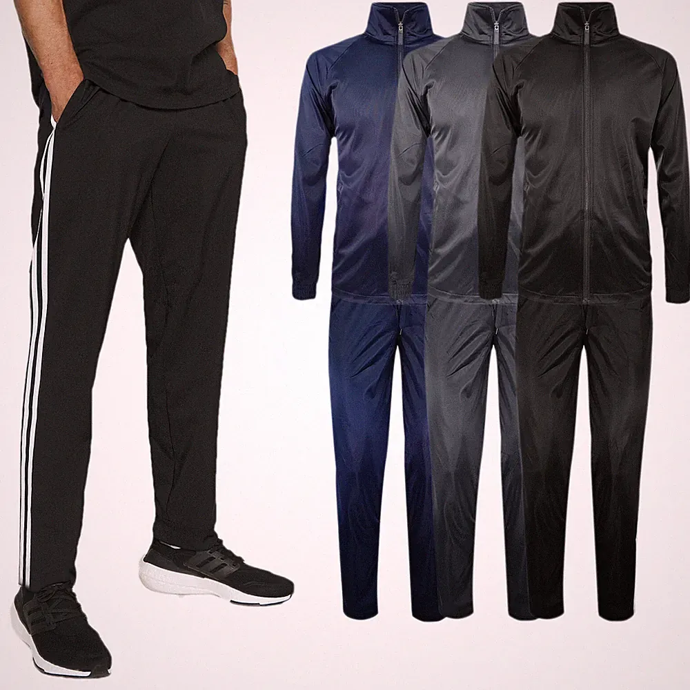 Herren Winteranzug Sweatshirt + Sporthose Shirt Zip Sport Gym VEQUE