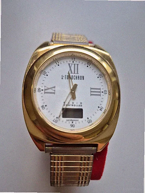 Herrenarmbanduhr vergoldet, aus Hobbysammlung, ohne Funktion aktuell