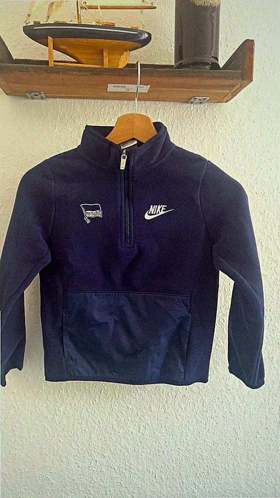 Hertha BSC Nike Trainingsanzug Jogginghose Blau Fleece Gr. 7 116-122