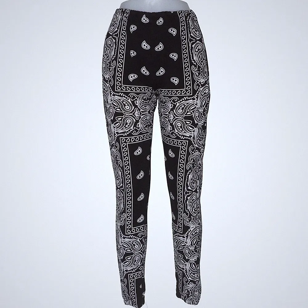 Hey Big, Jogginghose, Größe: XS, Schwarz/Weiß, Paisley, Sweat, Damen #v7E
