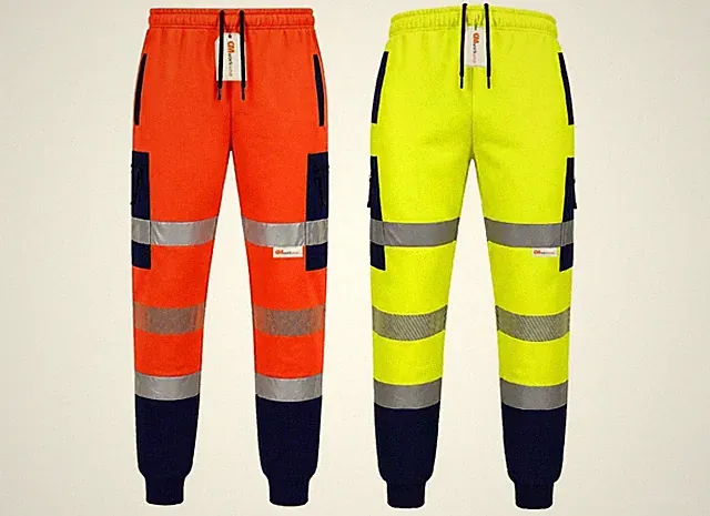 Hi Vis Pro Rail Spec Sicherheits-Jogginghose EN ISO 20471 reflektierende Arbeitshose PSA
