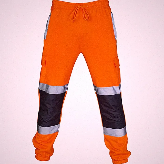 HI VIS VIZ VISIBILITY JOGGINGHOSE JOGGINGHOSE DICKE SWEATHOSE SICHERHEITSHOSE