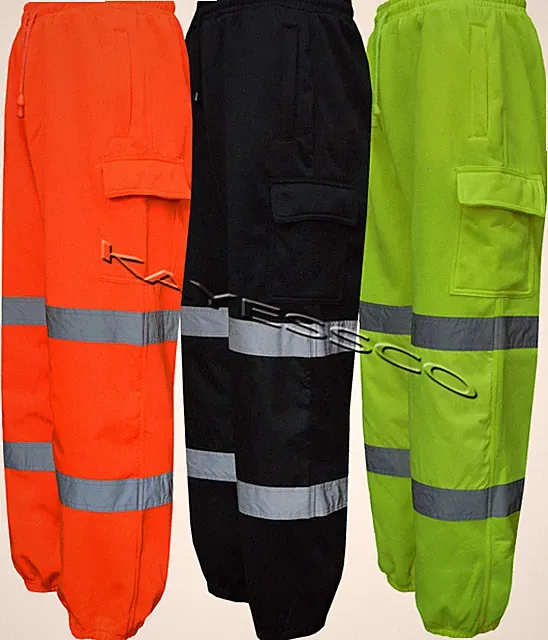 Hi Viz Combat Work Wear Jogginghose dicke Brush Fleece Hose Jogger