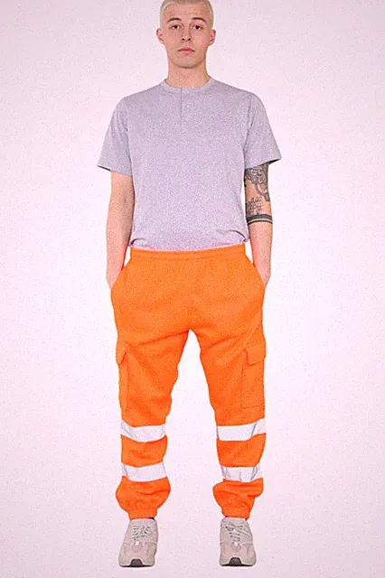 Hi-Viz Hose Jogginghose dick Sicherheit Arbeitskleidung Jogger Hi-Vis Sweat Pants