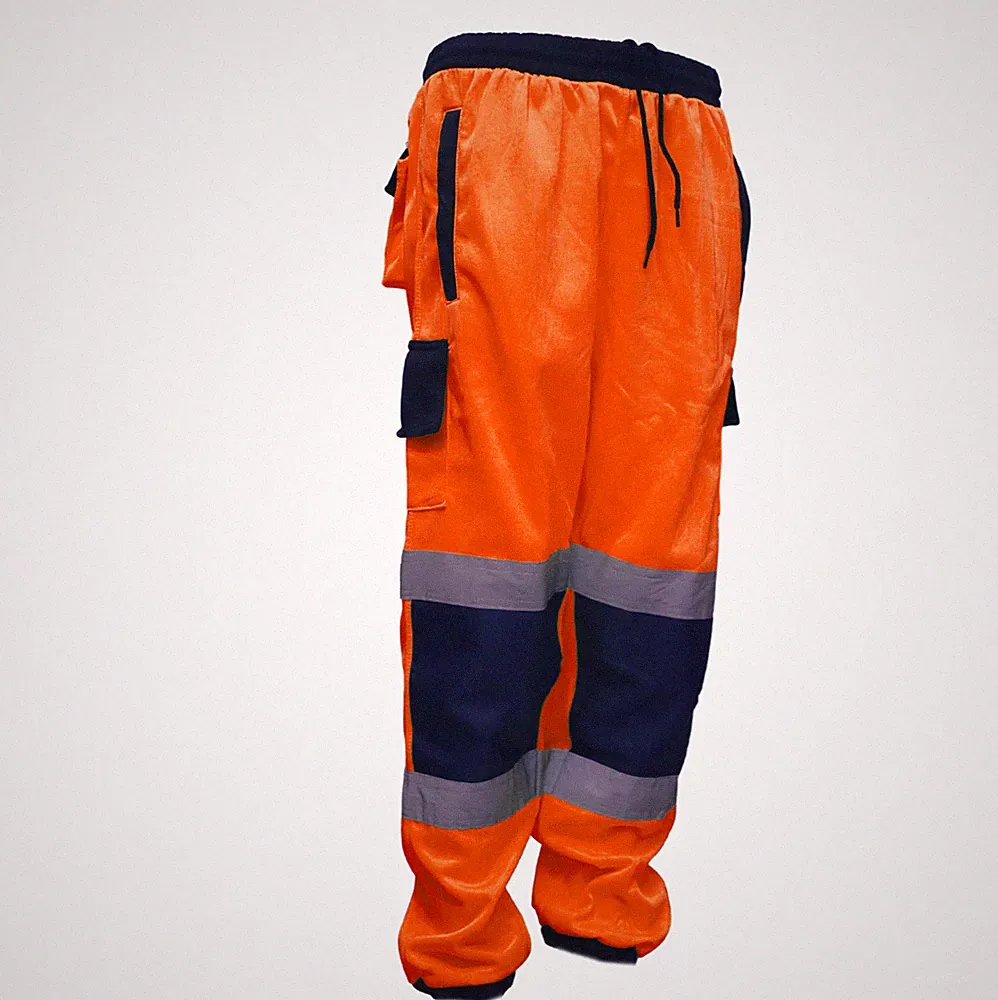 Hi Viz Vis Arbeitsjogginghose Sweathose Fleece Jogginghose Sicherheit Arbeitshose