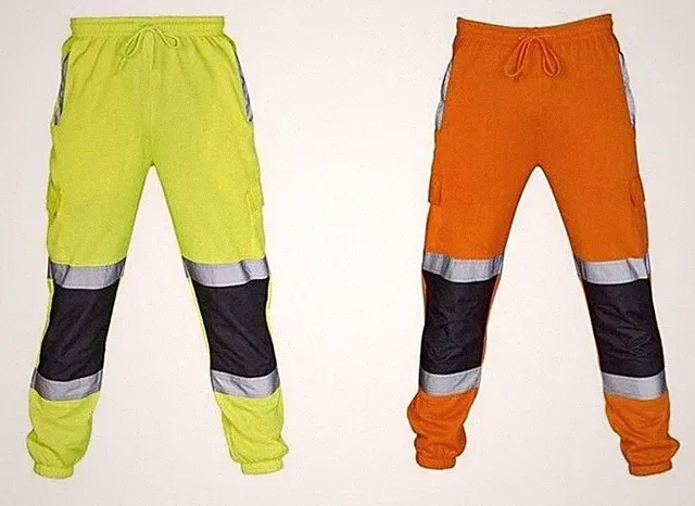 Hi Viz Vis Jogging Bottoms Arbeitssicherheit Hosen Jogger