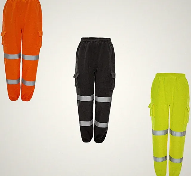 Hi Viz Vis Jogginghose Hose Sicherheit Arbeitskleidung Jogger Sweat Pants