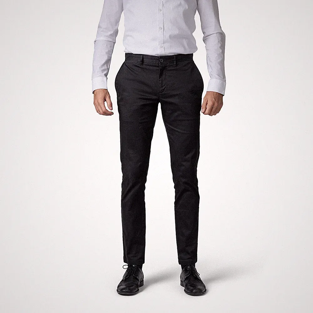Hirschthal Herren Chinohose Chino Slim-Fit mit Stretch Modern Hose Jeans Männer