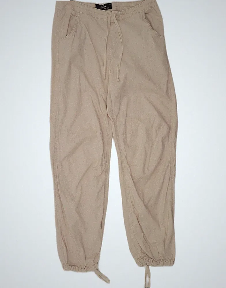 Elfenbein Chinohose