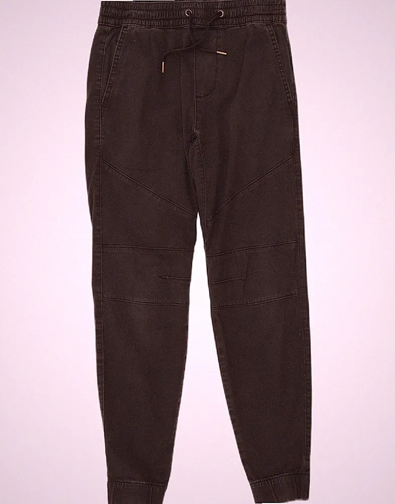 Hollister Herren Jogginghose Chino Hose XS W30 L28 Schwarz Baumwolle AC05