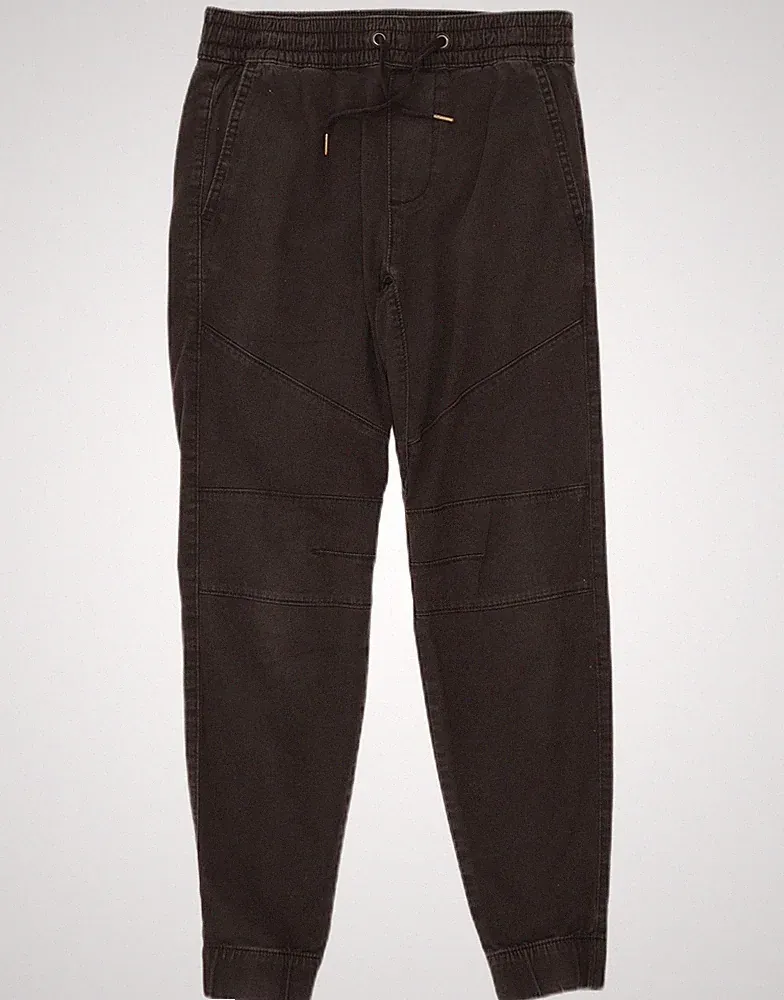 Hollister Herren Jogginghose Chino Hose XS W30 L28 Schwarz Baumwolle AC05