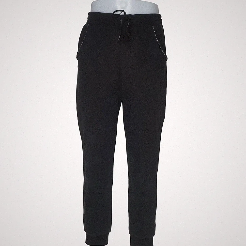 Hollister, Jogginghose, Größe: L, Schwarz, Einfarbig, Fleece, Herren #8oe