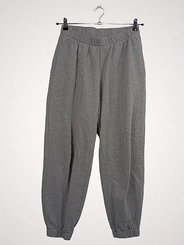 Hollister Jogginghose Herren Gr. 48 Grau Melange
