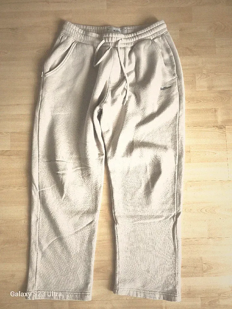Hollister Pants, Jogginghose,Sweathose Gr.M beige