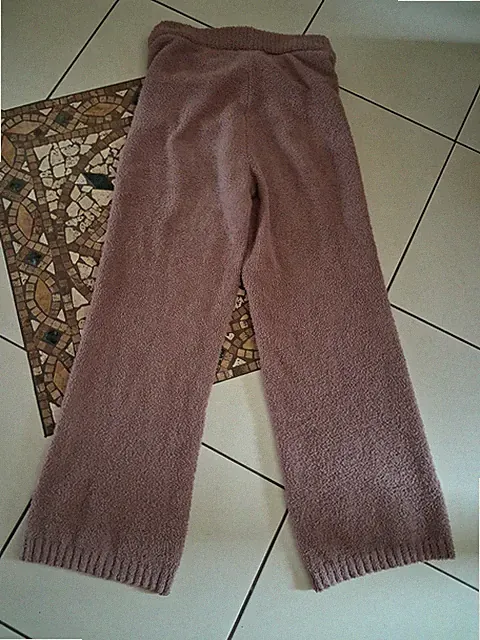 Homehose Kuschelhose Warm Flausch L Recycles Polyester Blend extra lang
