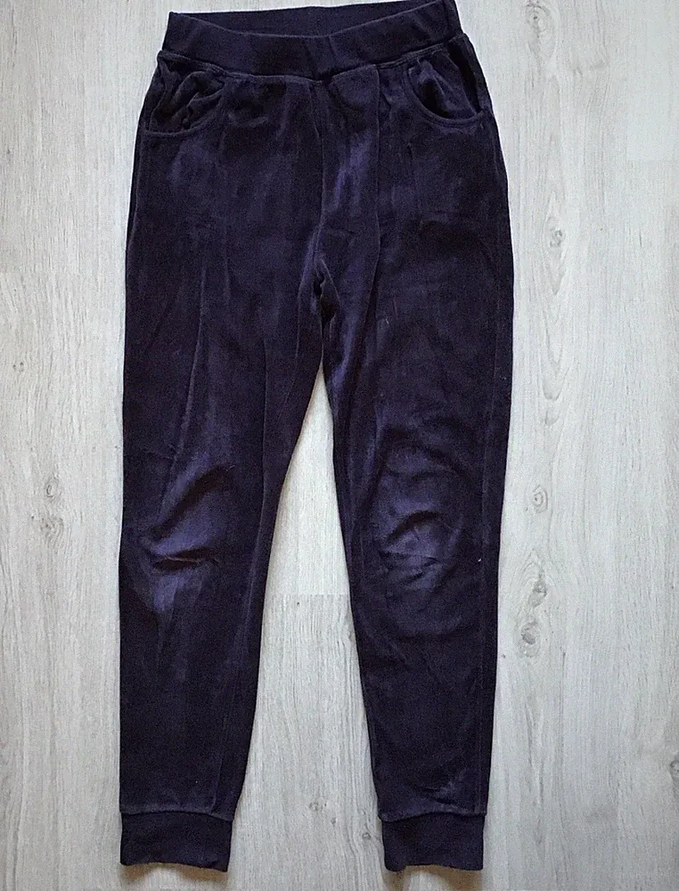 Homewear, kuschelige Jogginghose, Haushose, Samt, lange Hose, Gr. 164