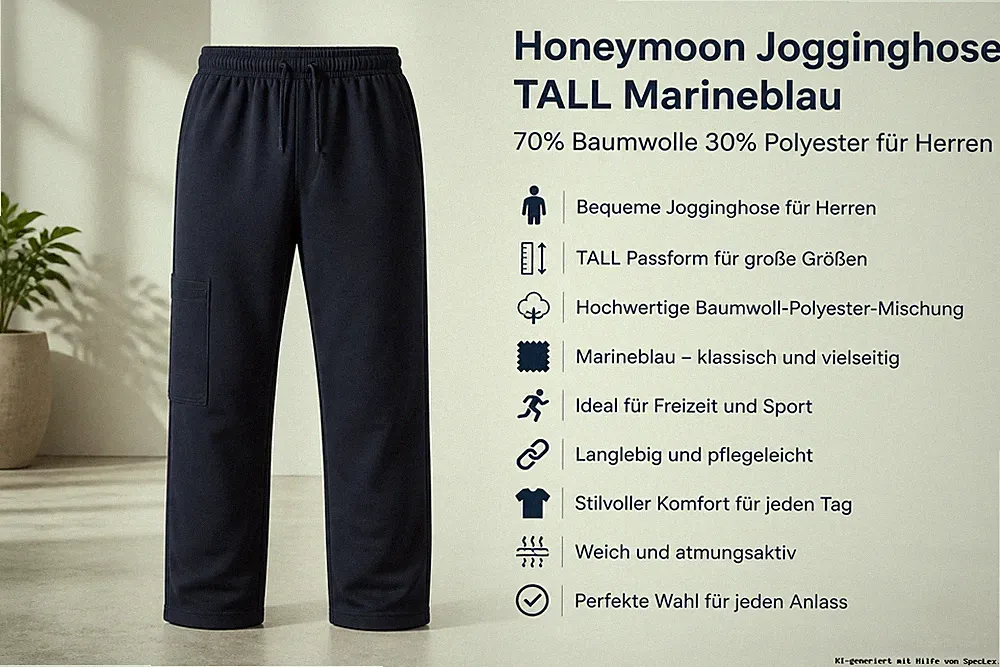 Honeymoon Jogginghose TALL marine 2XL