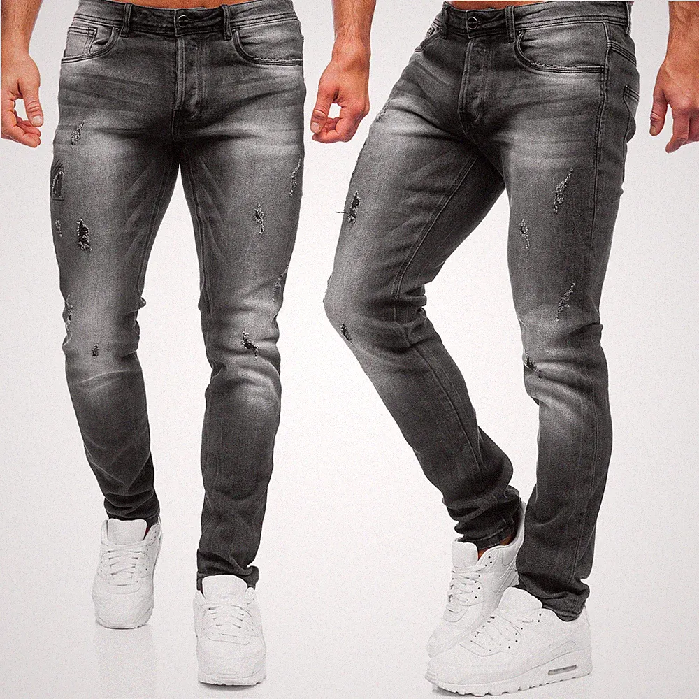 Hose Freizeithose Jeans Laufhose Denim Joggerhose Motiv Herren Mix BOLF Casual