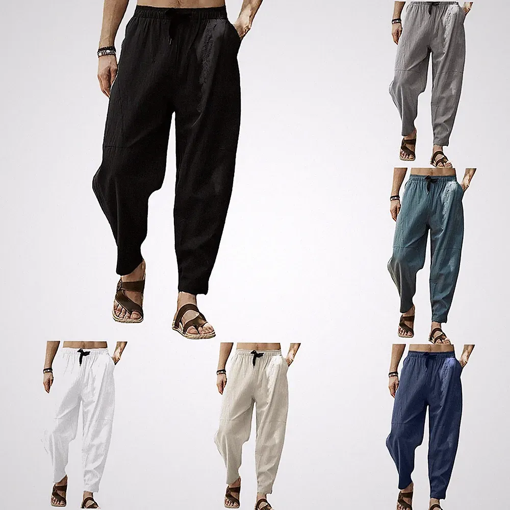 Hose Herrenhose Haremshose Jogginghose Loose Fit M-3XL M-XXXL Übergröße