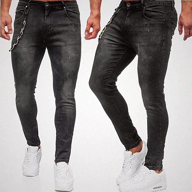 Hose Jeans Joggerhose Denim Freizeithose Cargo Casual Men Herren Mix BOLF Motiv