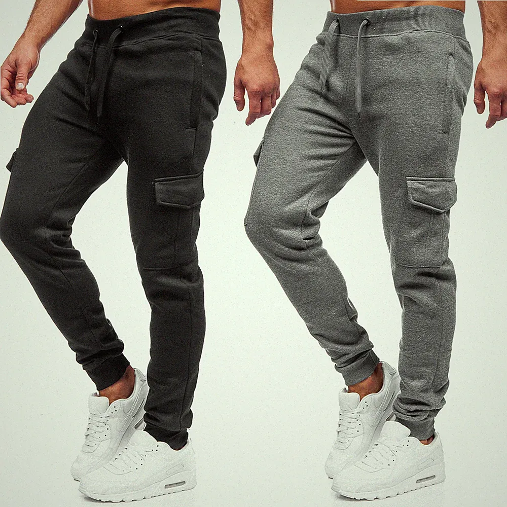 Hose Sporthose Trainingshose Jogger Fitness Slim Fit Classic Herren BOLF Cargo