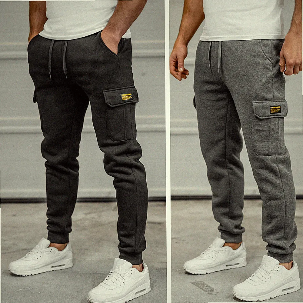 Hose Sporthose Trainingshose Jogger Fitness Slim Fit Men Herren Mix BOLF Cargo