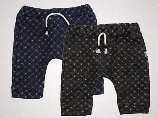 Hosen Set für Jungen 2 teilig. 3-6 Monate. Baumwolle, Blau/Schwarz