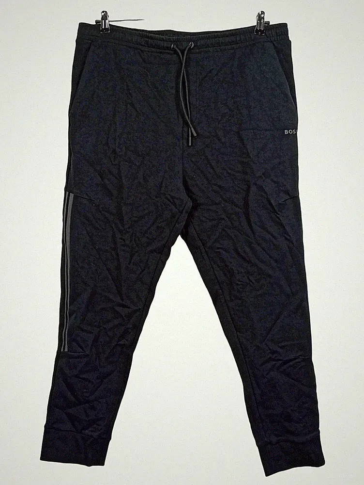 HUGO BOSS Herren Jogginghose Freizeit Hose Schwarz Gr. 54 XXL Sportlich