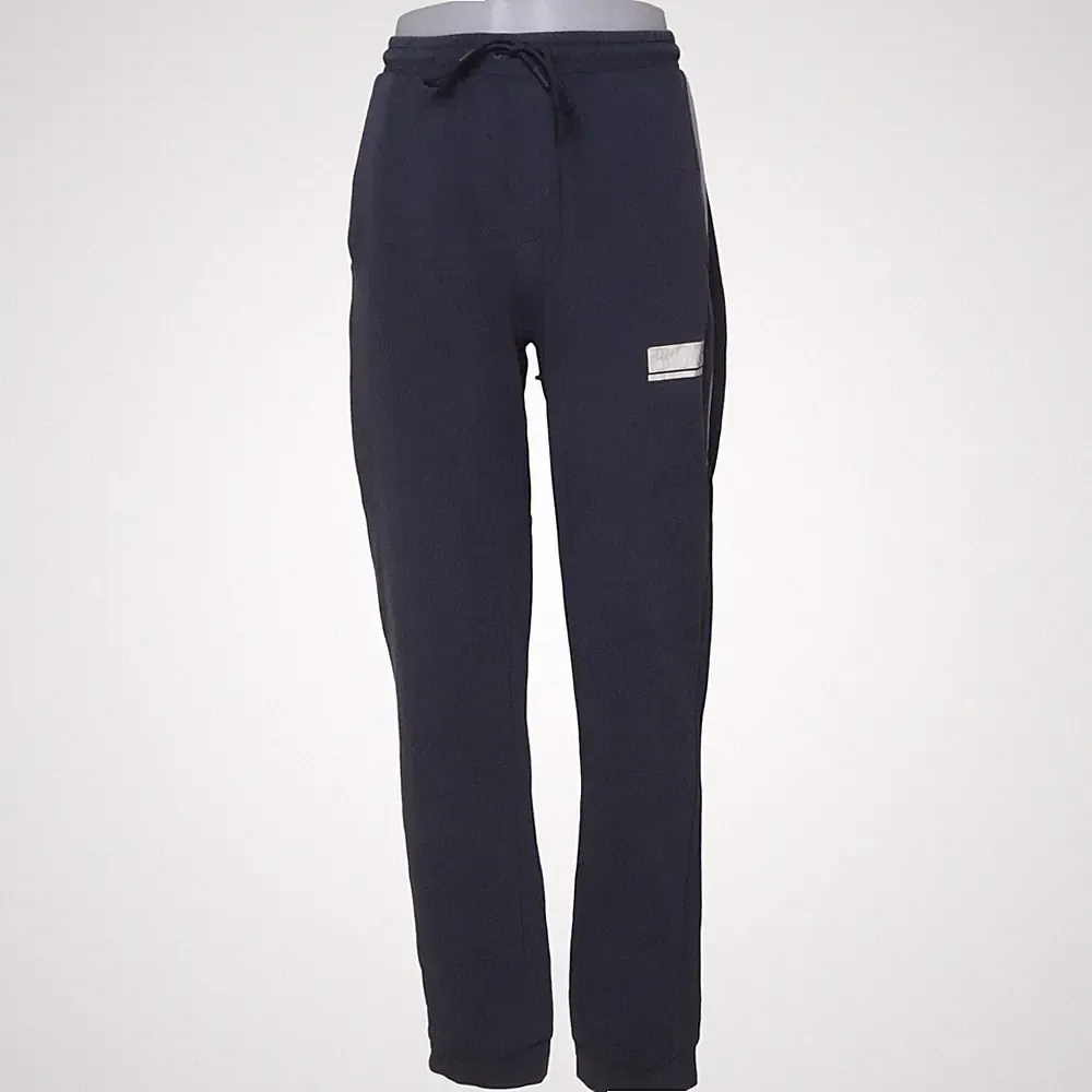 Hugo Boss, Jogginghose, Größe: L, Blau/Beige, Baumwolle/Elasthan/Polyester #ESP