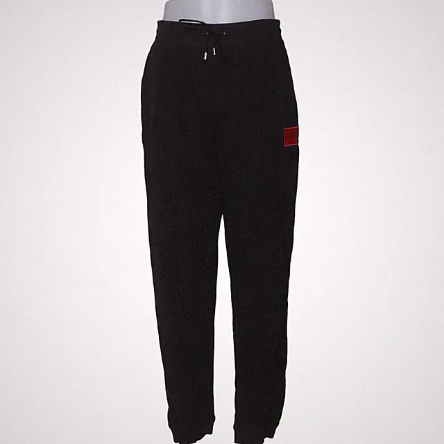 Hugo Boss, Jogginghose, Größe: L, Schwarz, Baumwolle, Einfarbig, Sweat #CKp